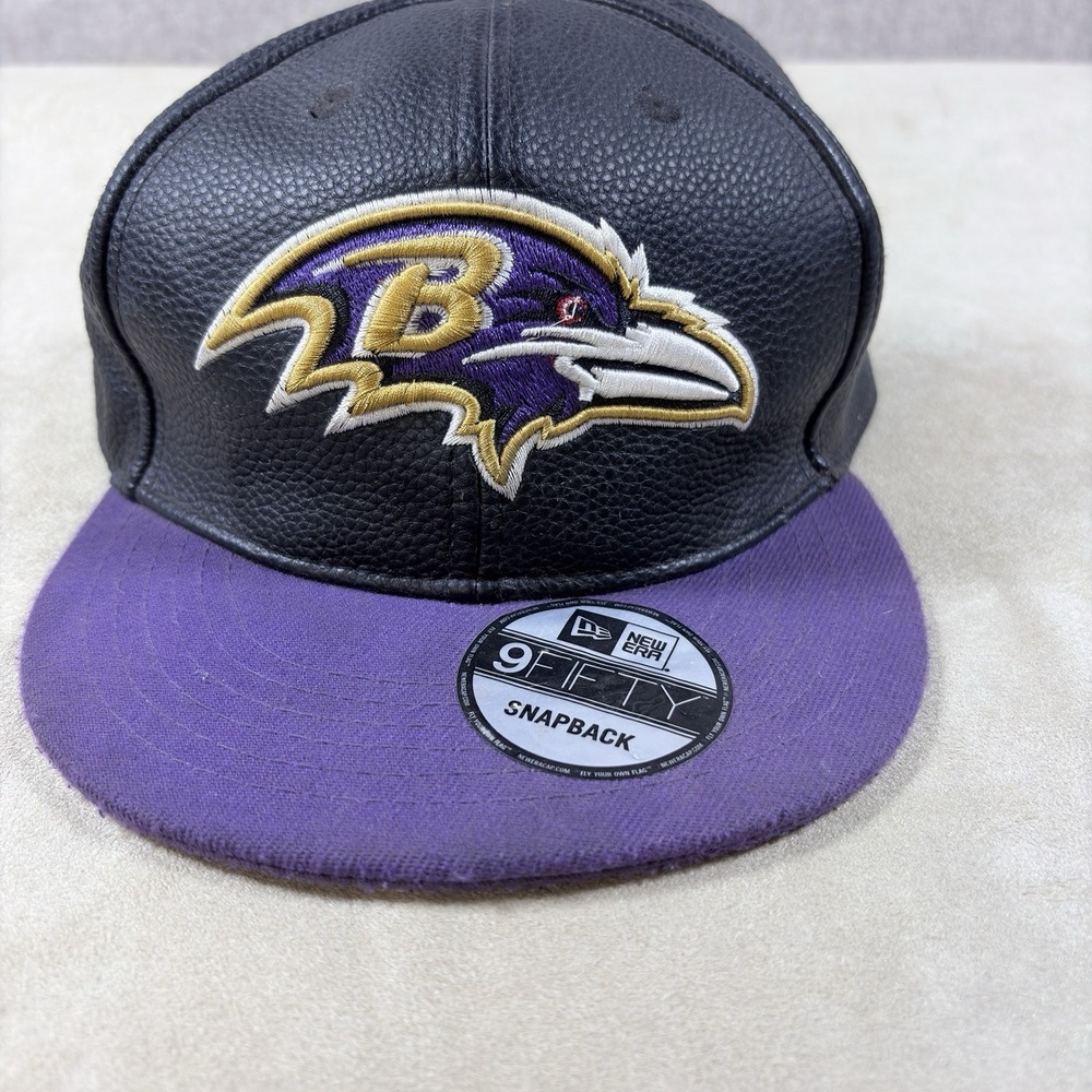 New Era 9FIFTY Baltimore Ravens NFL Snapback Hat One Size Black/Purple - 180